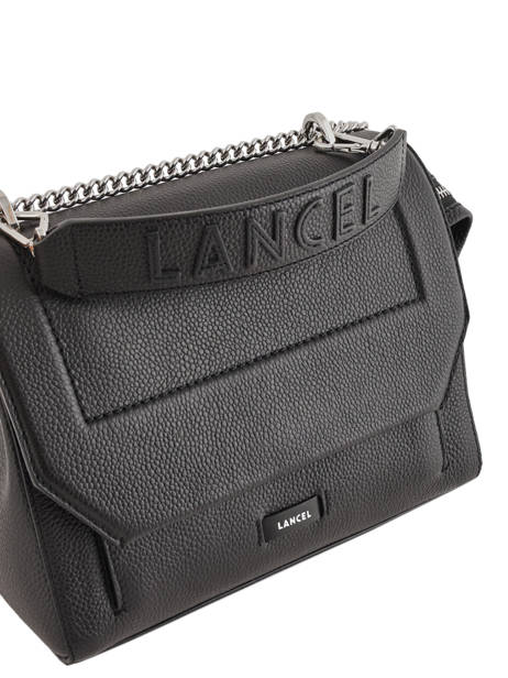 Top Handle M Ninon Leather Lancel Black ninon A09222 other view 2