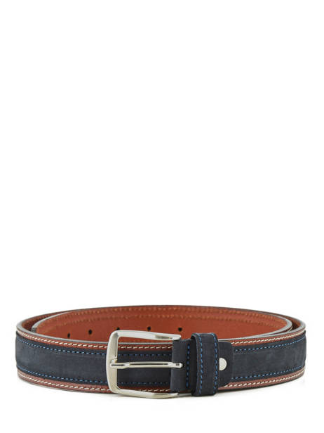 Ceinture Homme Ajustable Jean Petit prix cuir Bleu belt 3709-35