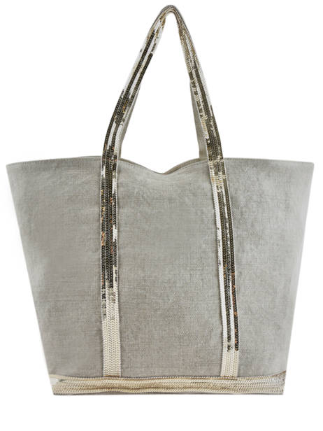 Zipped Linen Tote Bag Le Cabas Sequins Vanessa bruno cabas lin 31V40409