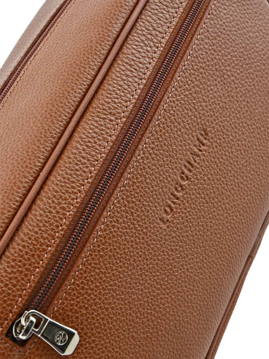 Longchamp Le foulonné Toiletry case Brown