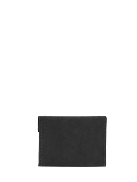 Leather Wallet Etincelle Nubuck Etrier Black etincelle nubuck EETN054 other view 2