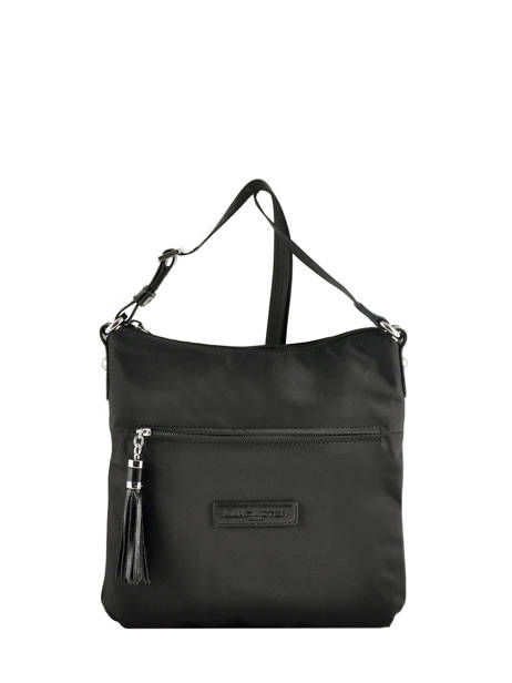 Hobo Bag Basic Pompom Lancaster Black basic pompom 37