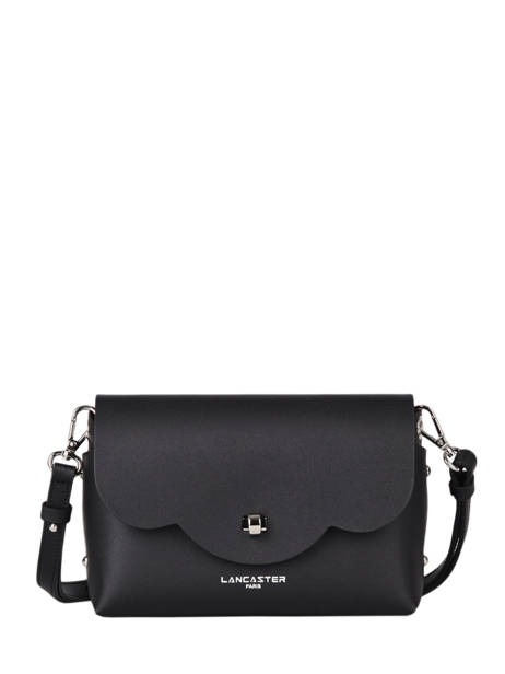 Sac Bandoulière City Flore Cuir Lancaster Noir pur and element city 48