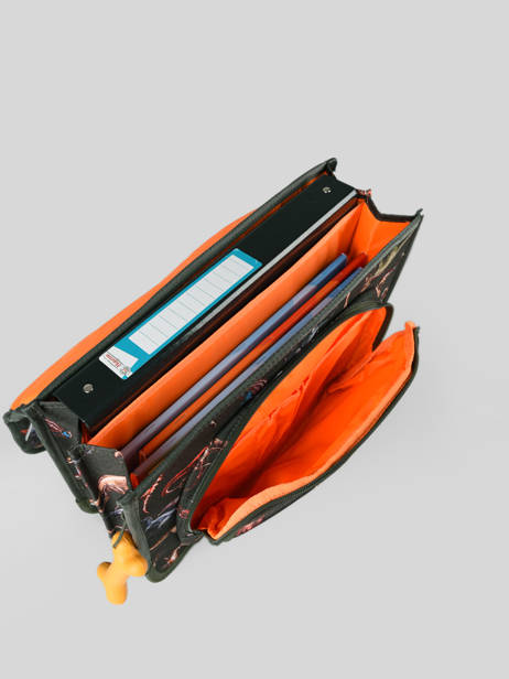 Satchel 2 Compartments Lily Boys Stones and bones Black boys B other view 3