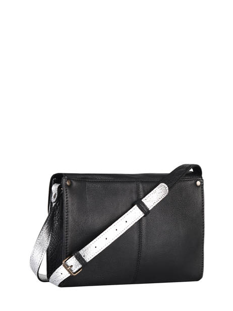 Leather L'indispensable Argento Crossbody Bag Paul marius Black argento INDISARG other view 4