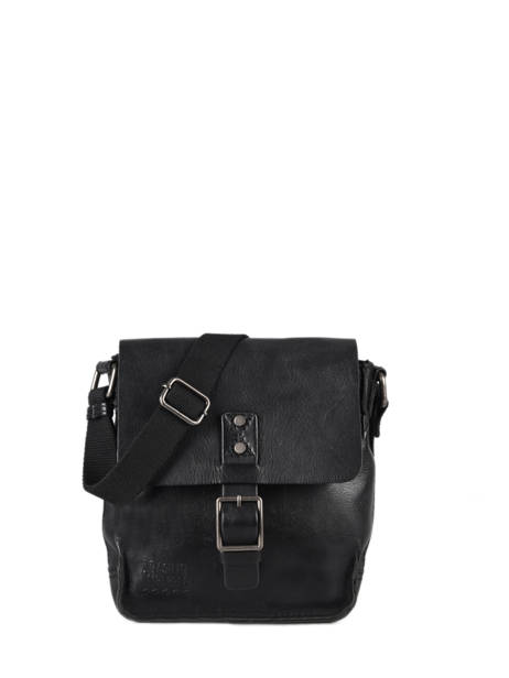 Sac Bandoulière Basilic pepper Noir traveler BTRA03