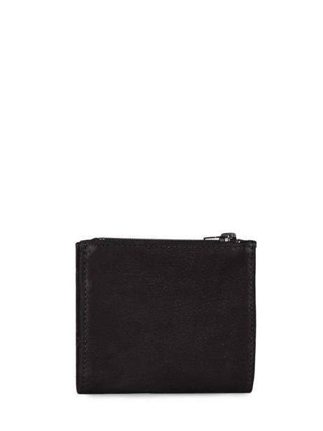 Porte-monnaie Etincelle Nubuck Cuir Etrier Noir etincelle nubuck EETN810 vue secondaire 2