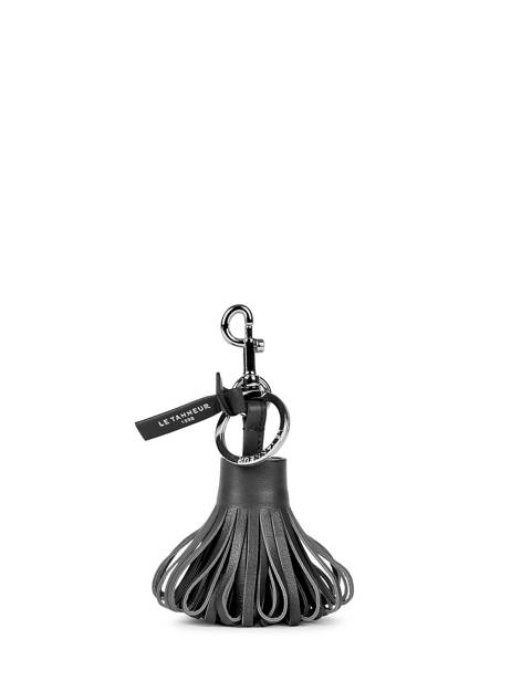 Leather Laura Keychain Le tanneur Black laura TAX3047