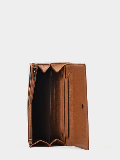 Leather Foulonné Wallet Yves renard Brown foulonne 29439 other view 2