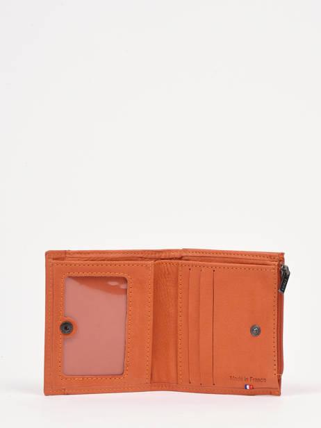 Suede Leather Etincelle Coin Purse Etrier Orange etincelle nubuck EETN810 other view 1