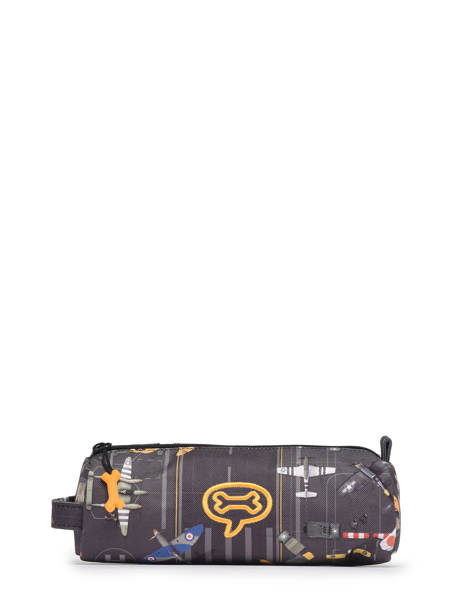 Pencil Case Oregon 1 Compartment Stones and bones Gray boys B