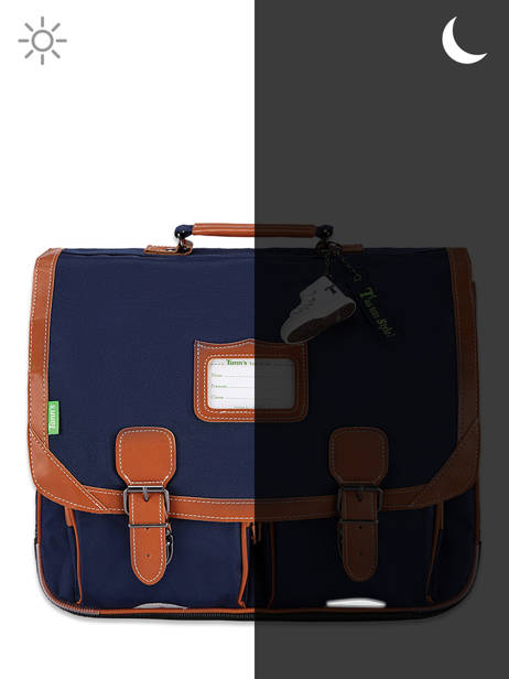 2-compartment Satchel Tann's Blue les fantaisies g 41111 other view 5