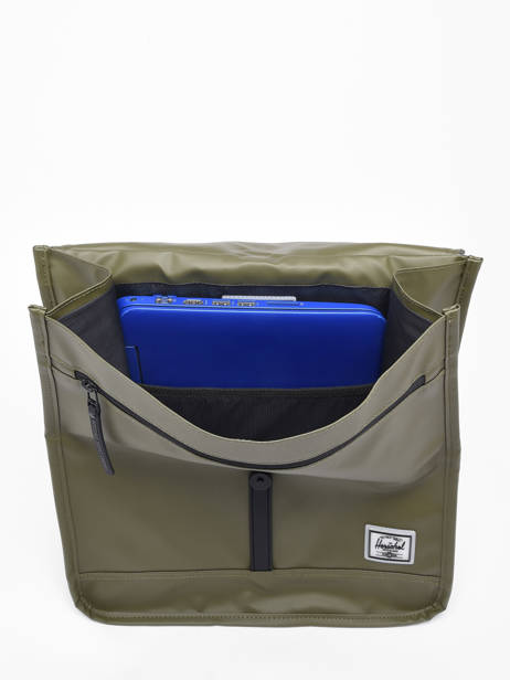 Backpack Herschel Green weather resistant 10998 other view 2