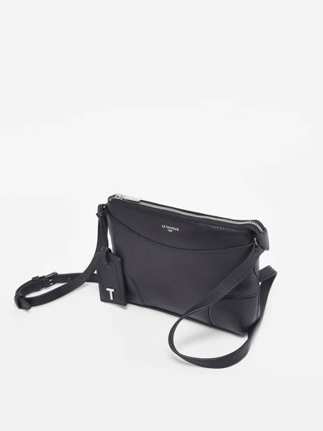 Cross Body Tas Romy Leather Le tanneur Black romy TROM1100 other view 2