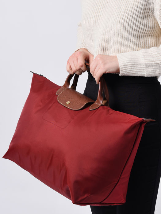 Longchamp Le pliage original Travel bag Red