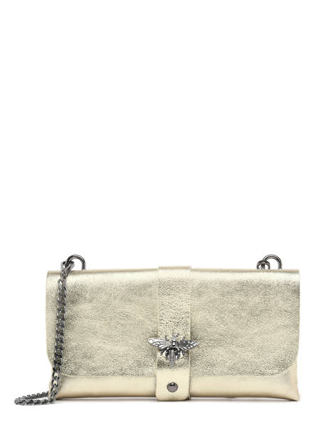 Shoulder Bag Nine Leather Milano Silver nine NI22111N