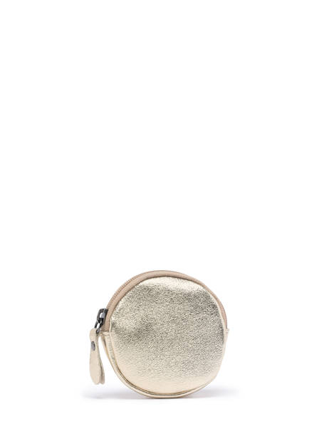 Round Leather Nine Coin Purse Milano Gold nine NI21127N