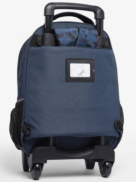 Wheeled Schoolbag Cameleon Blue actual SR39 other view 7