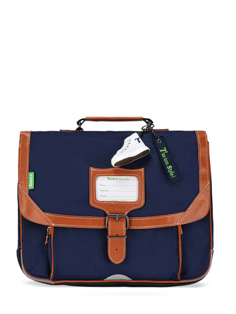 1 Compartment Satchel Tann's Blue les fantaisies g 35111