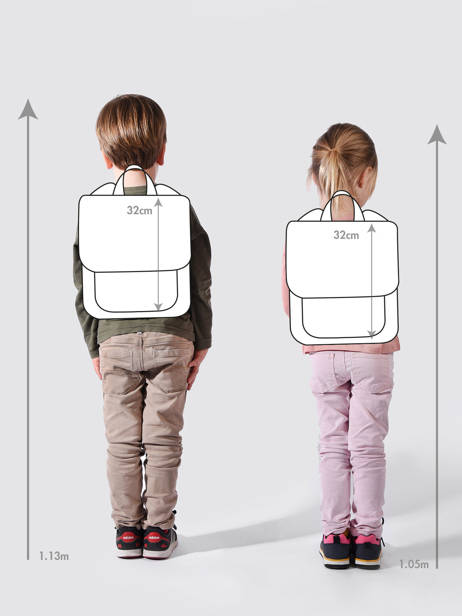 1 Compartment Backpack Disney Beige made for fun 3870 other view 1