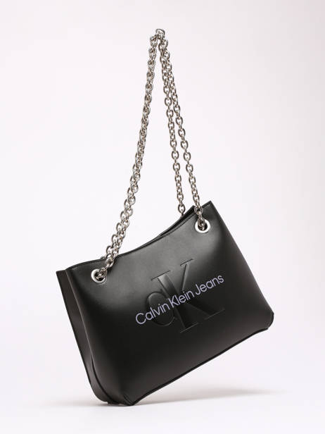 Sac Porté épaule Sculpted Calvin klein jeans Noir sculpted K607831 vue secondaire 3