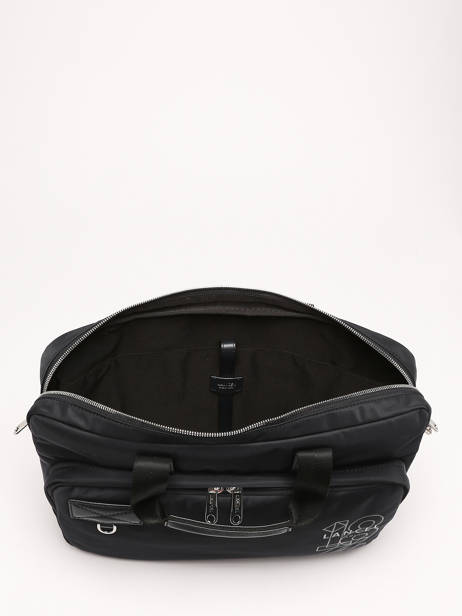 Slim Leo Briefcae Lancel Black leo A12681 other view 3