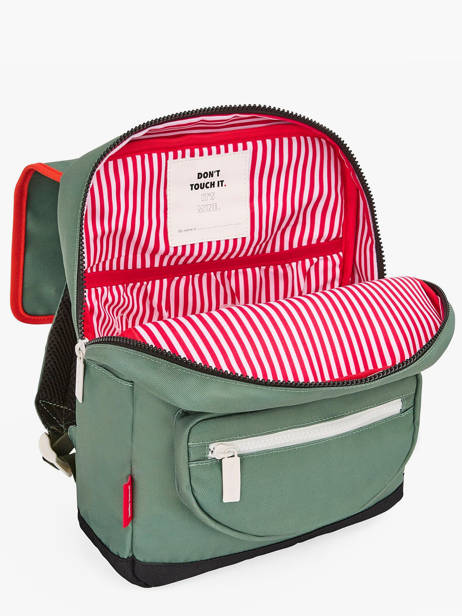 Backpack Hello hossy Green cool kids 5 other view 3